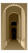 corridor dream image, an anxious dream.